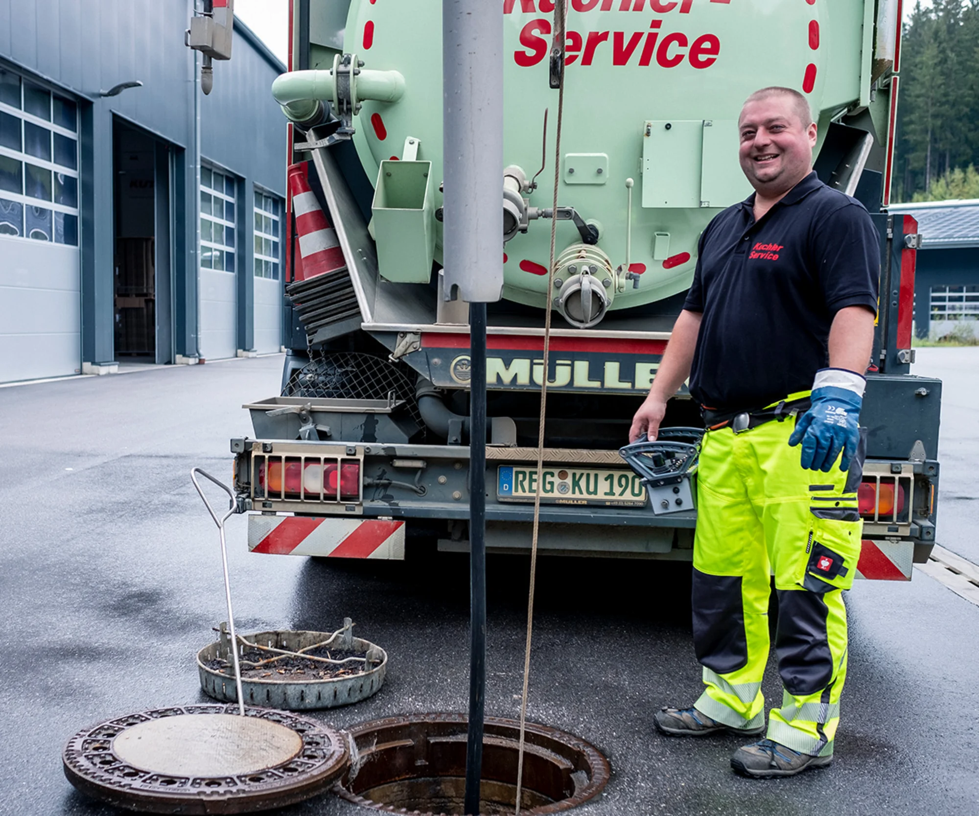 Leistungen mit Saugbagger in Mannheim